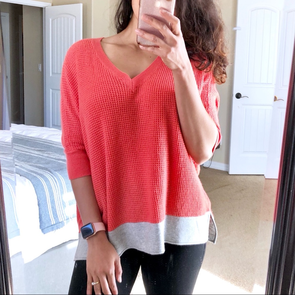 SPLENDID Cashmere Wool Oversized Knit Sweater